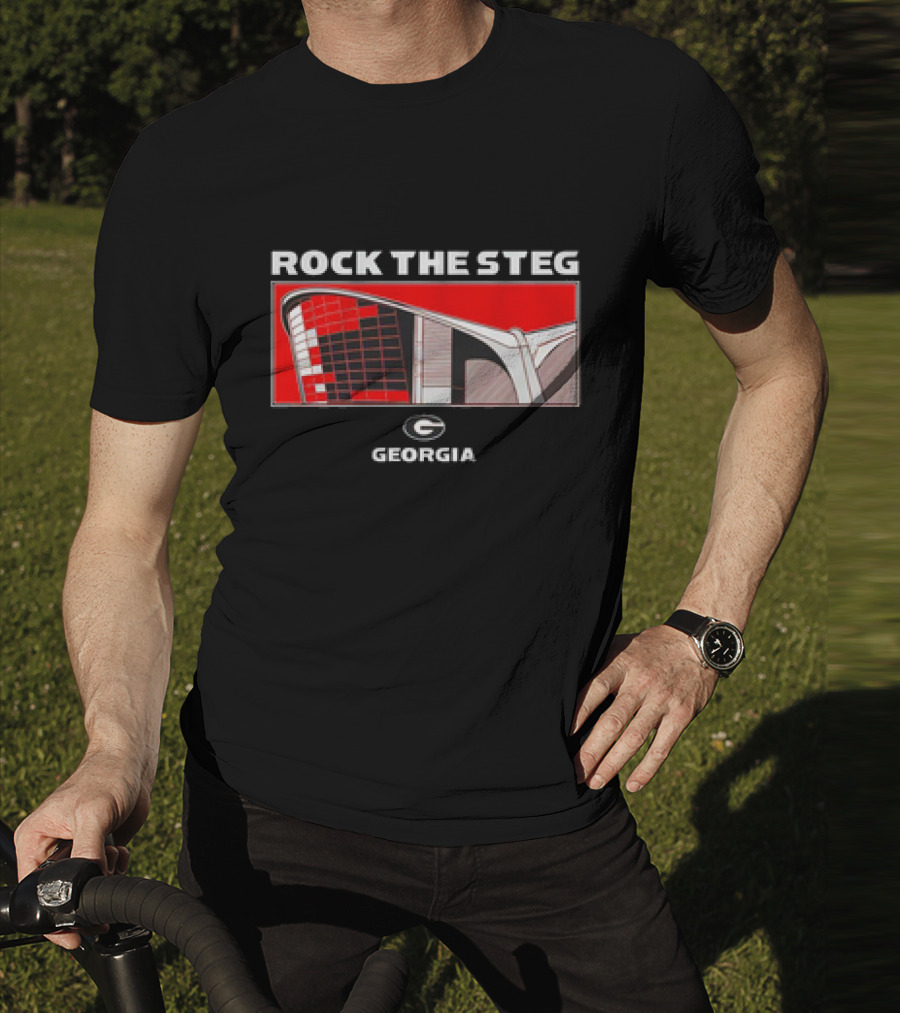 Rock The Steg Georgia Bulldogs Stadium Pride T-Shirt