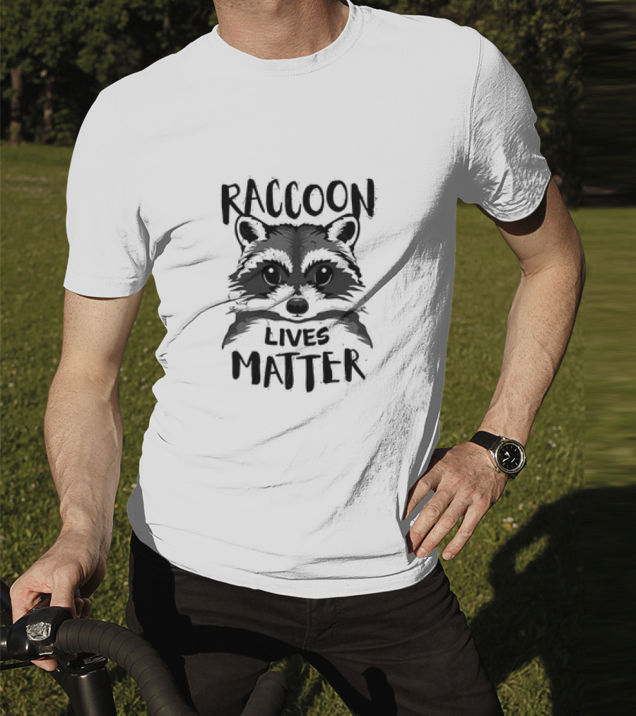 Raccoon Lives Matter Raccoon Face T-Shirt