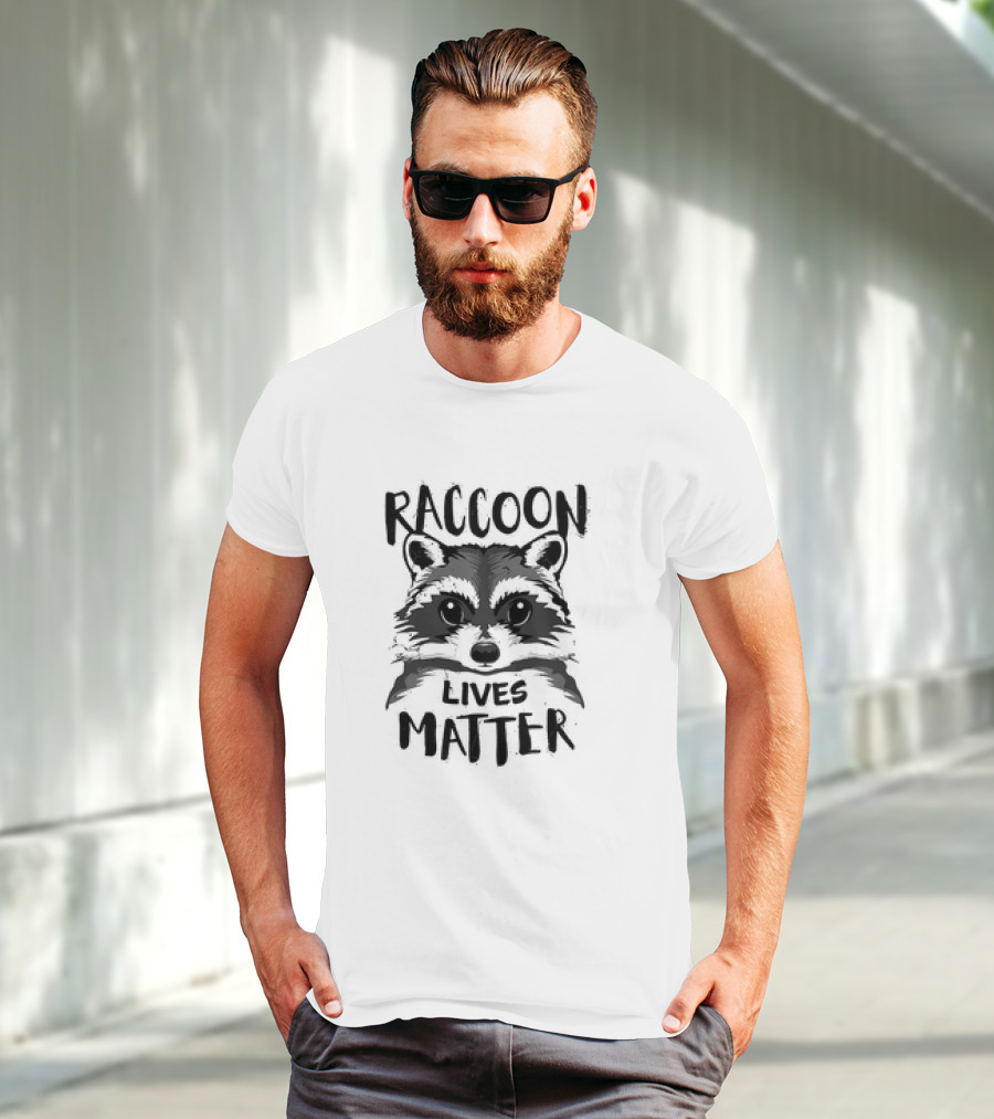 Raccoon Lives Matter Raccoon Face T-Shirt