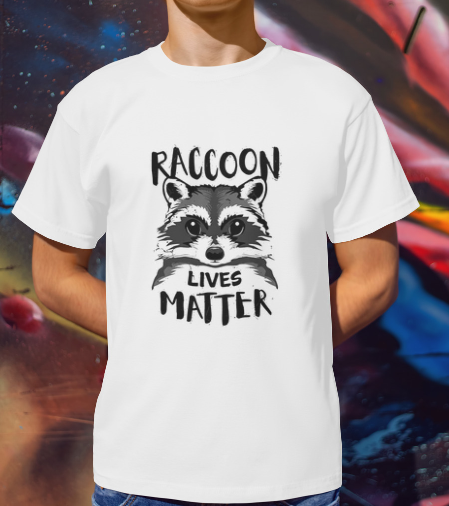 Raccoon Lives Matter Raccoon Face T-Shirt