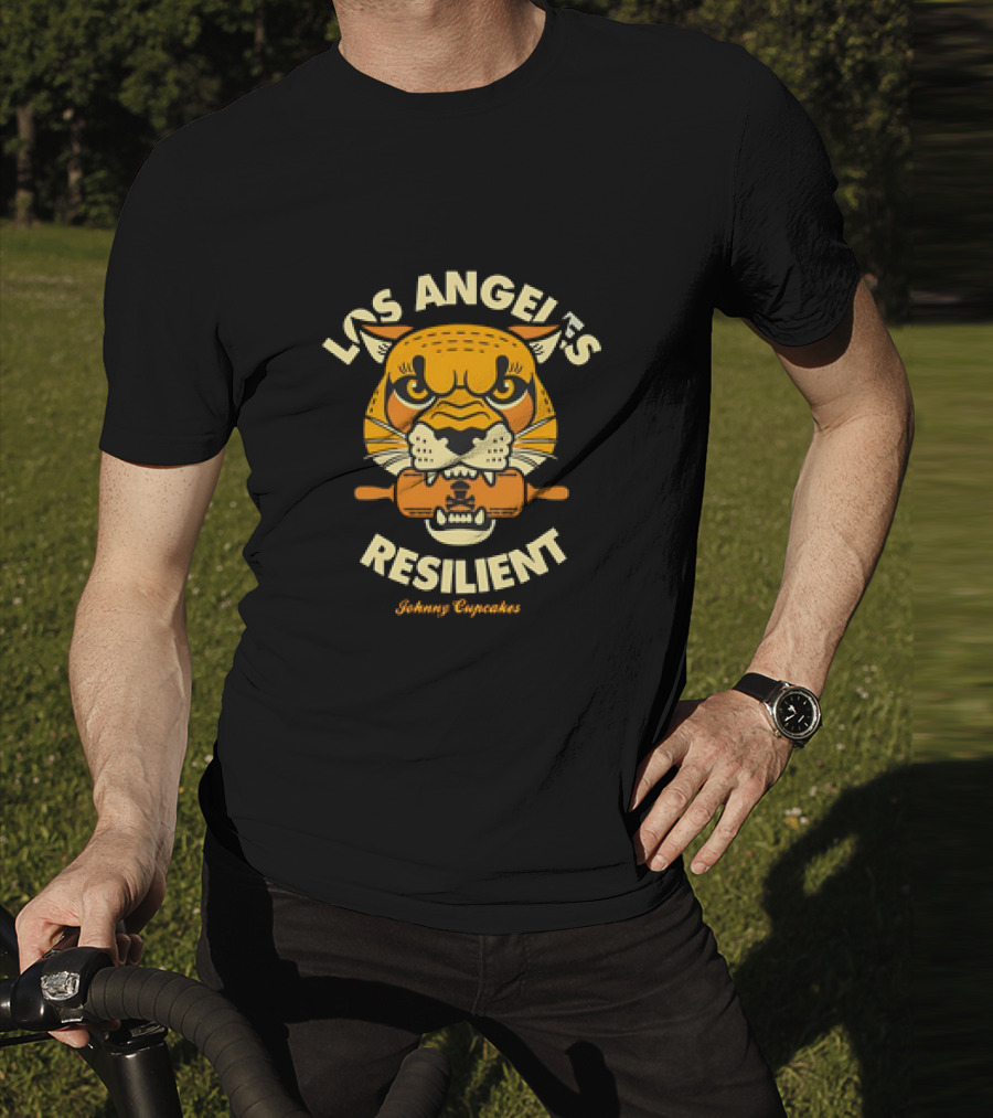 Los Angeles Resilient Johnny Cupcakes Tiger T-Shirt