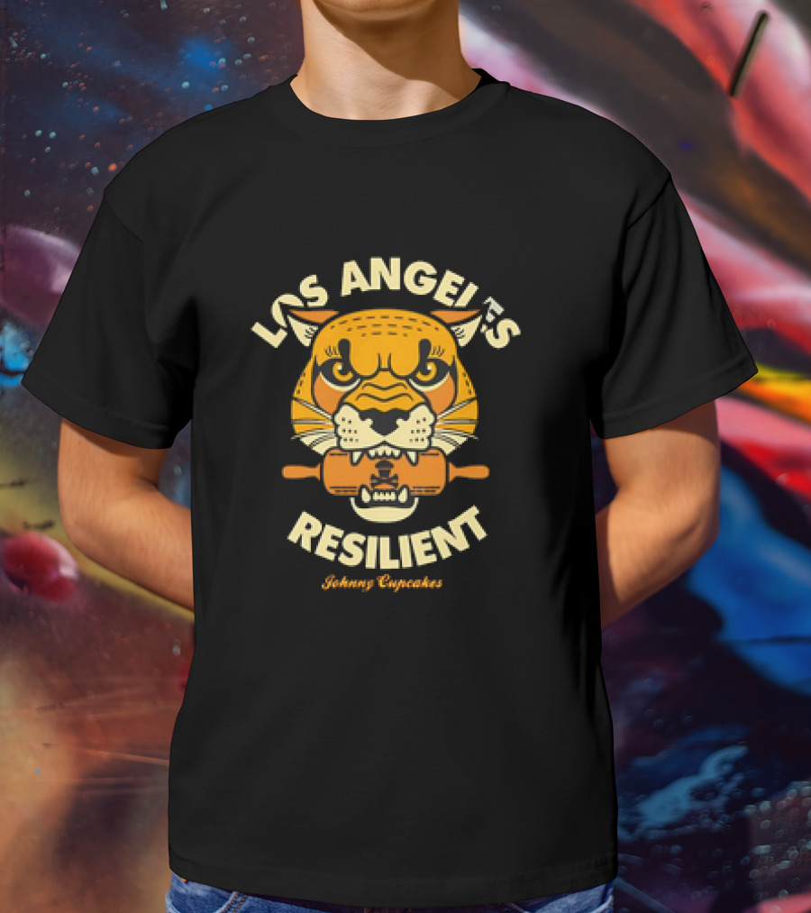 Los Angeles Resilient Johnny Cupcakes Tiger T-Shirt