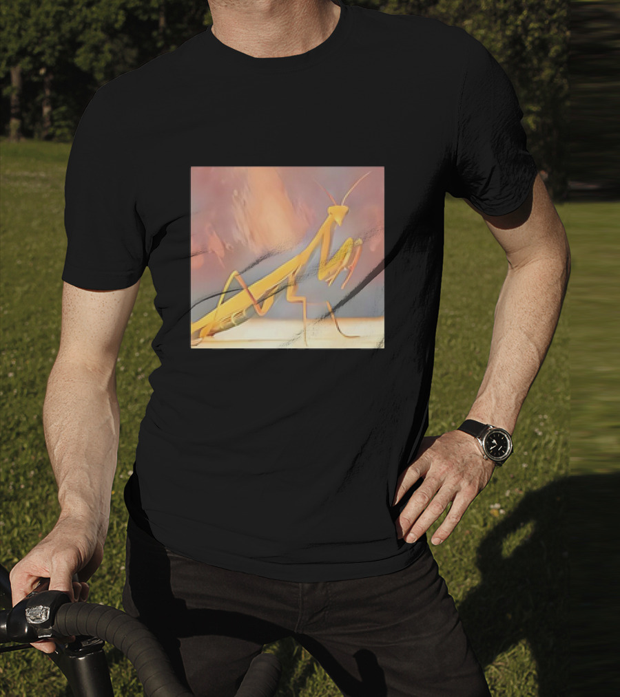 The Praying Mantis Abstract Pastel Insect T-Shirt