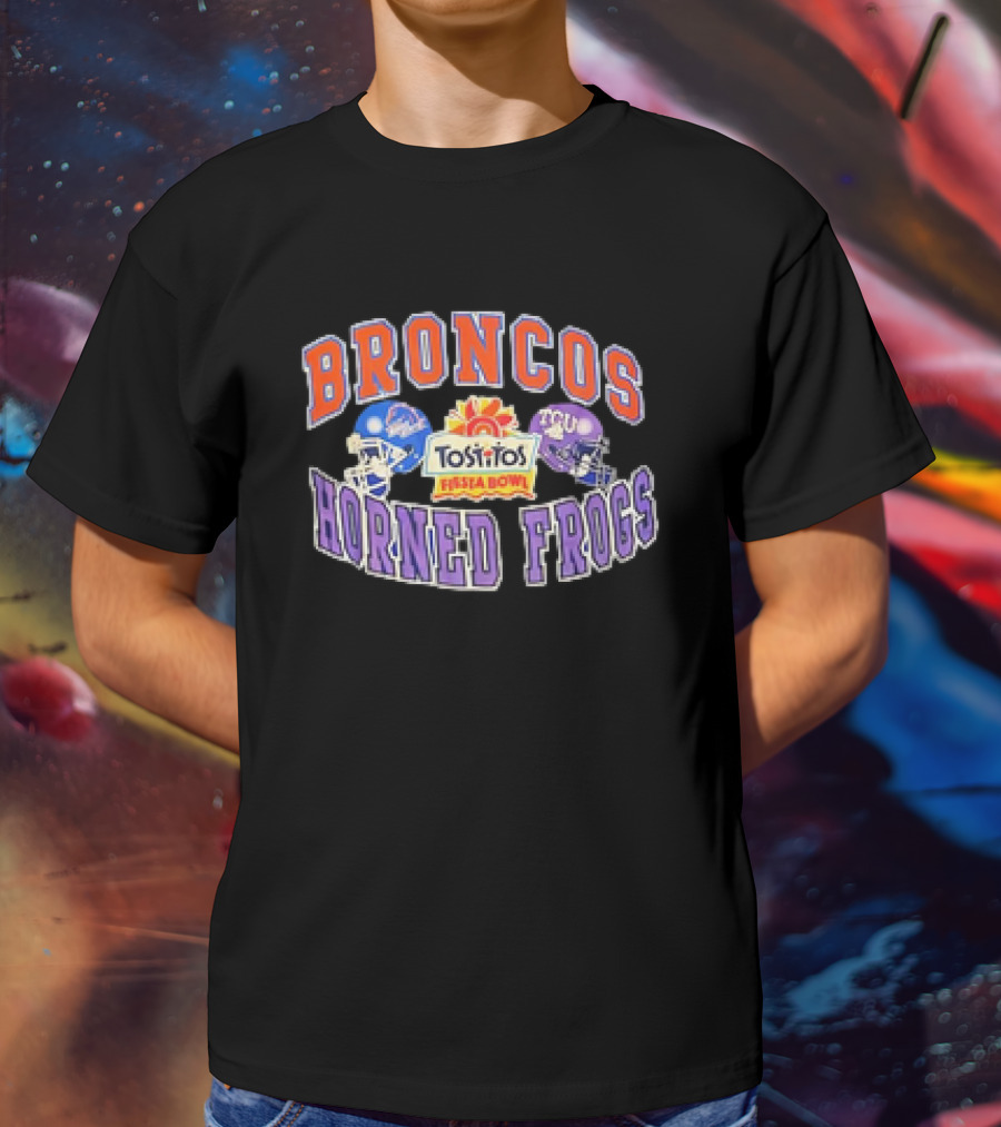Broncos Horned Frogs Tostitos Fiesta Bowl Matchup T-Shirt