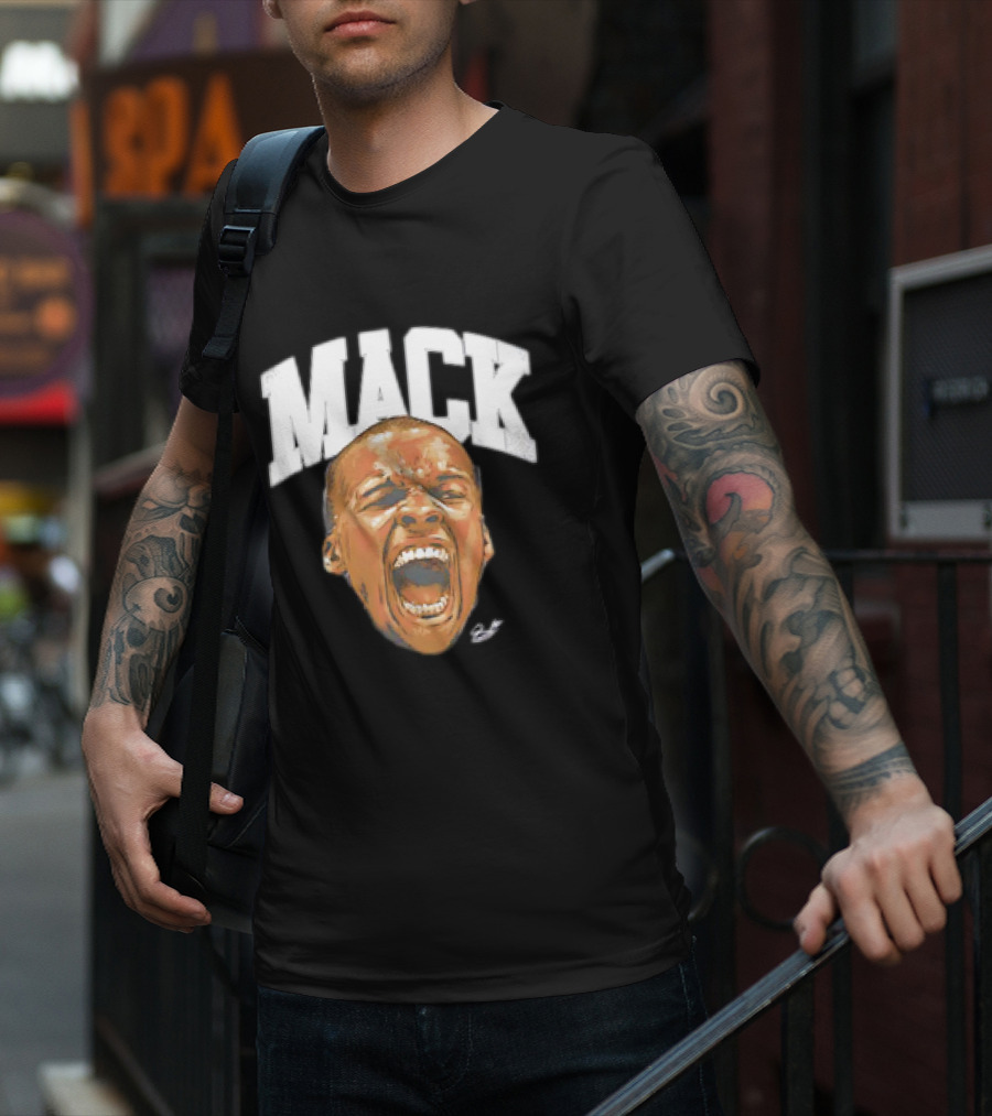 Shelvin Mack Big Face Scream Arch Signature Vintage T-Shirt