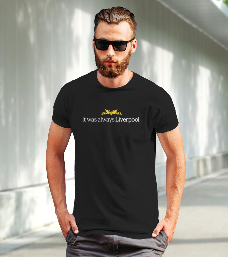 It Was Always Liverpool 1892 Yellow Emblem T-Shirt