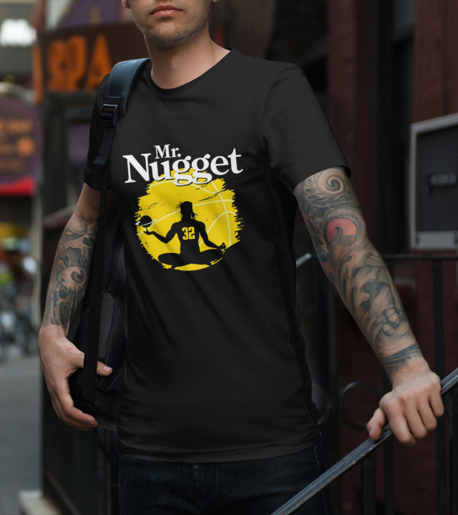 Mr. Nugget Aaron Gordon No. 32 Denver Nuggets T-Shirt