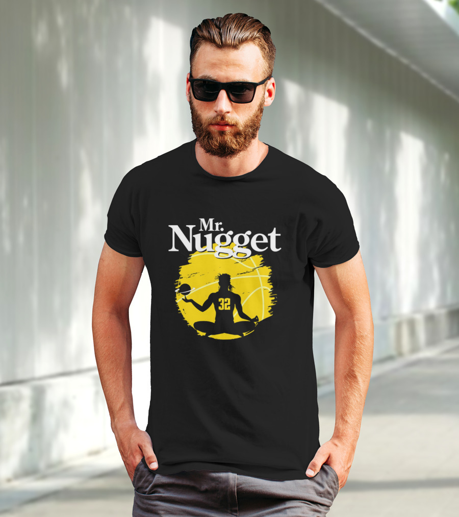 Mr. Nugget Aaron Gordon No. 32 Denver Nuggets T-Shirt