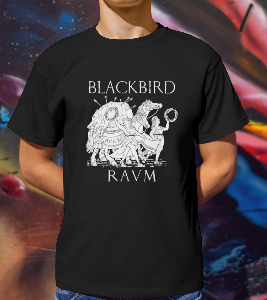 Blackbird Raum ACAB Alex Krokus Bear And Raccoon Procession T-Shirt