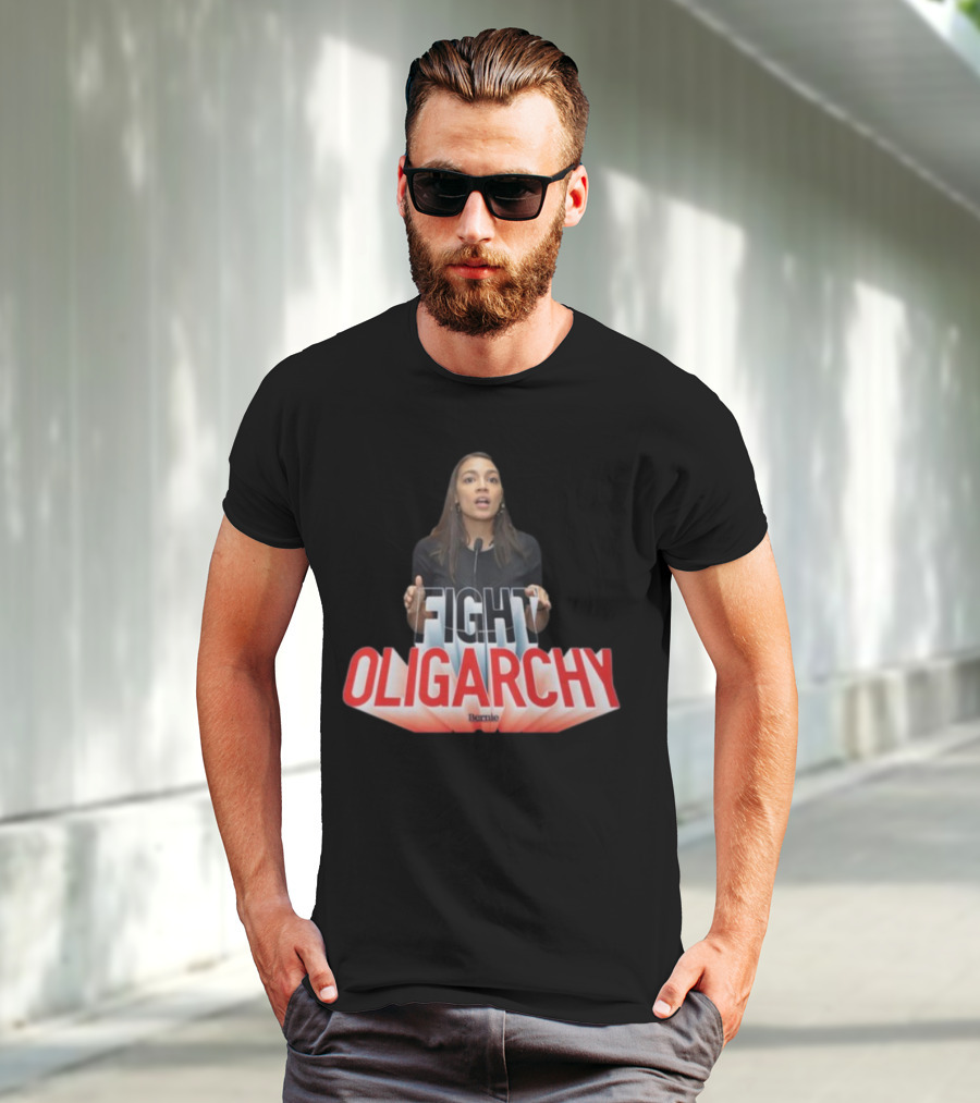 FIGHT OLIGARCHY Bernie T-Shirt