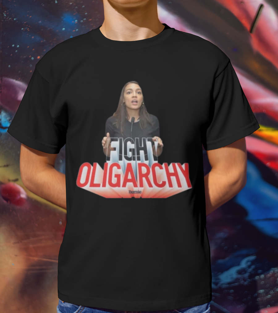FIGHT OLIGARCHY Bernie T-Shirt