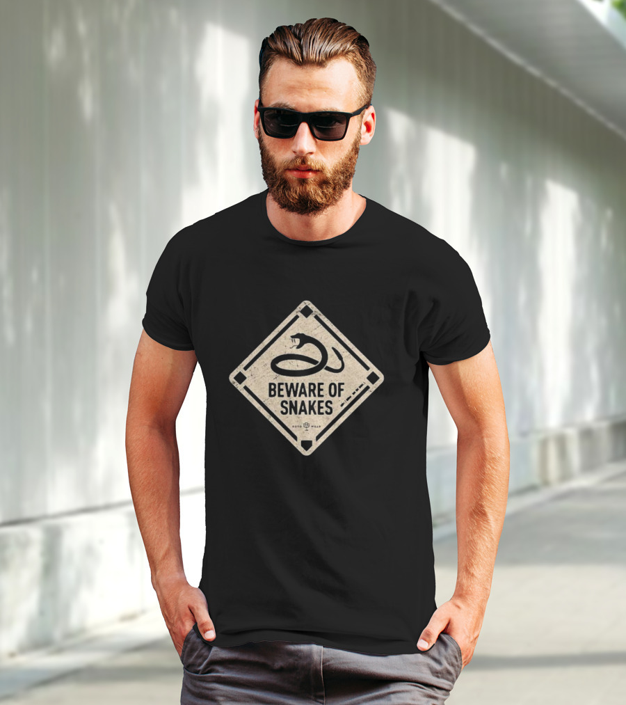 Arizona Diamondbacks Beware Of Snakes Roto Wear T-Shirt