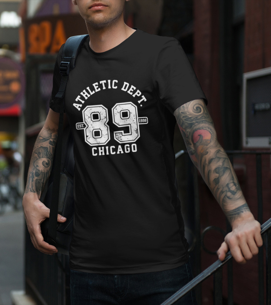 ATHLETIC DEPT CHICAGO 89 EST 1998 T-Shirt