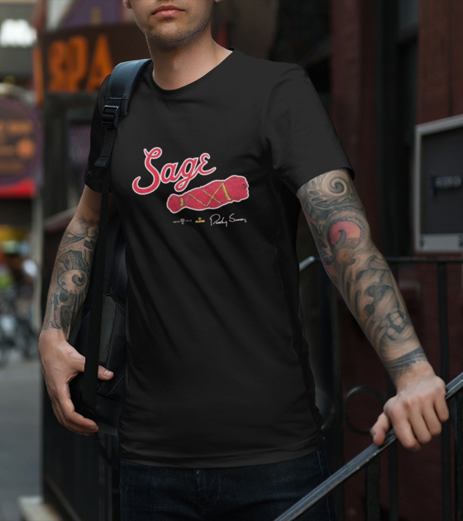 Atlanta Braves Sage Chop Patrick Semansky T-Shirt