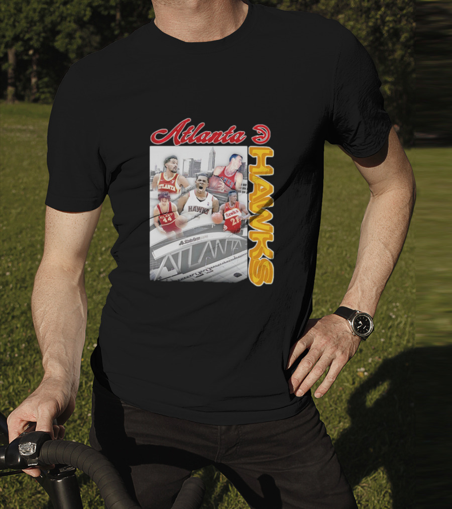 Atlanta Hawks State Farm Arena Basketball Players T-Shirt