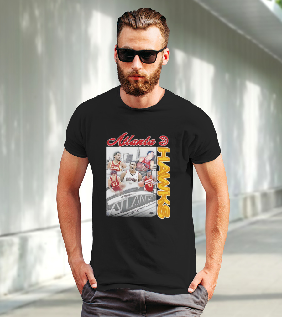 Atlanta Hawks State Farm Arena Basketball Players T-Shirt