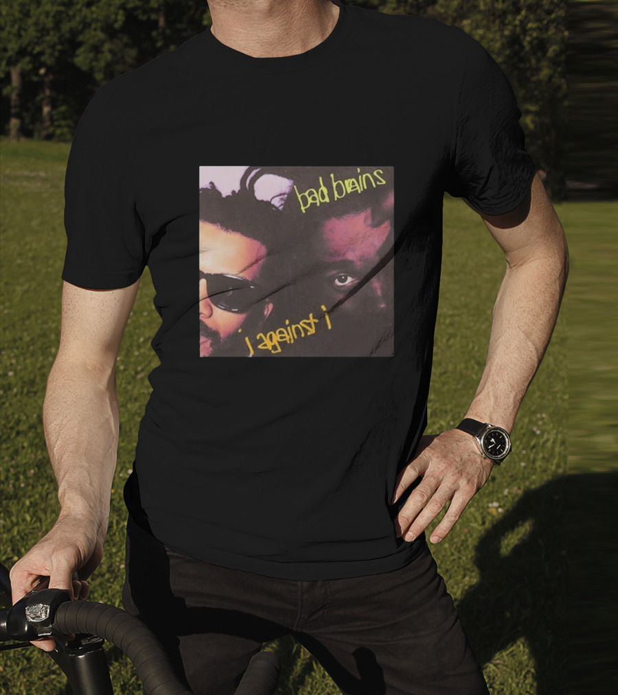 Bad Brains I Against I Album Cover Two Faces With Sunglasses And Dreadlocks T-Shirt