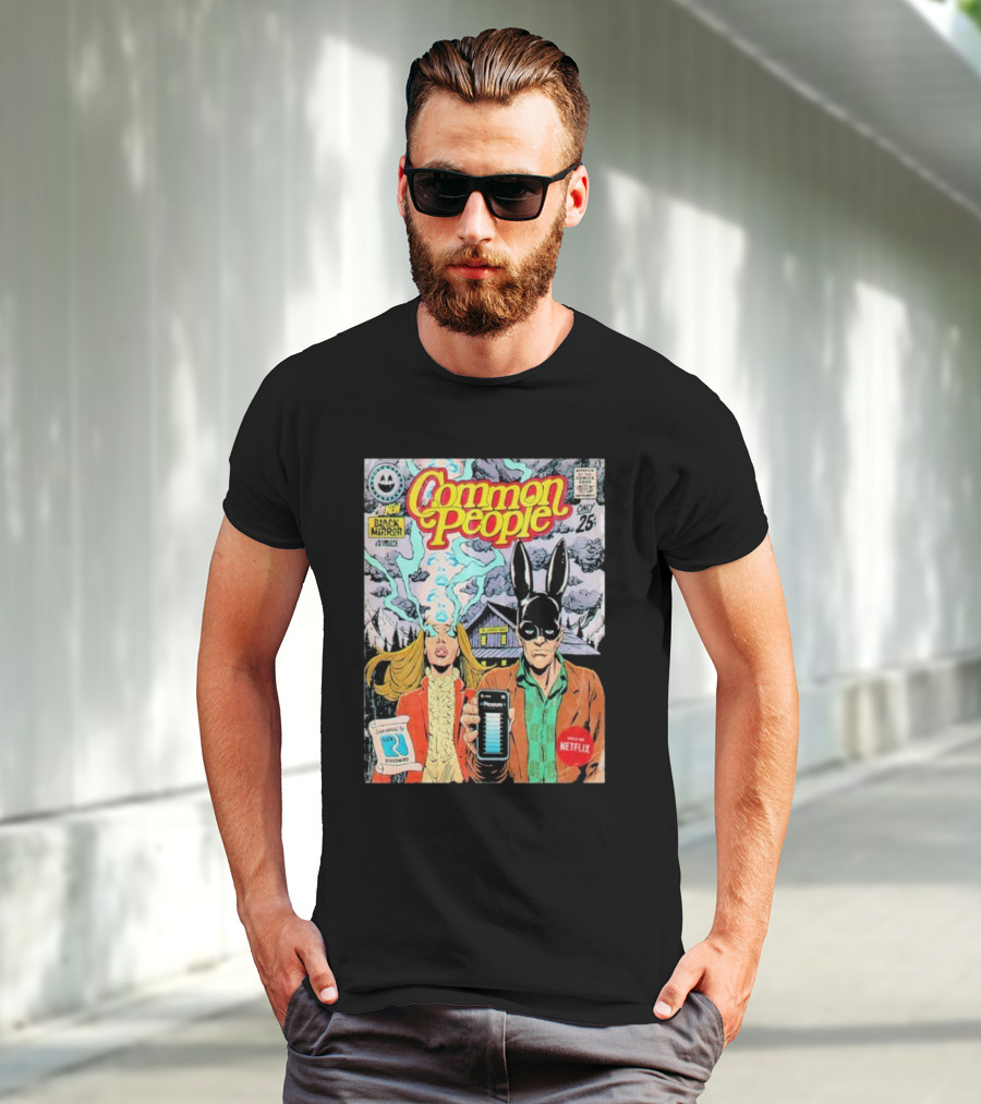 Black Mirror Comics Common People Netflix 2025 T-Shirt