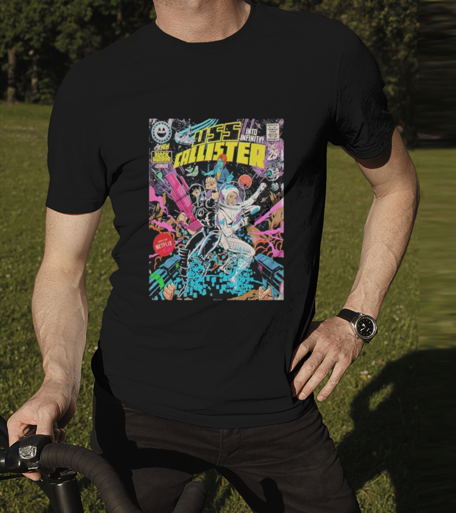 Black Mirror Comics USS Callister Into Infinity Issue 25 Netflix Official 2025 T-Shirt