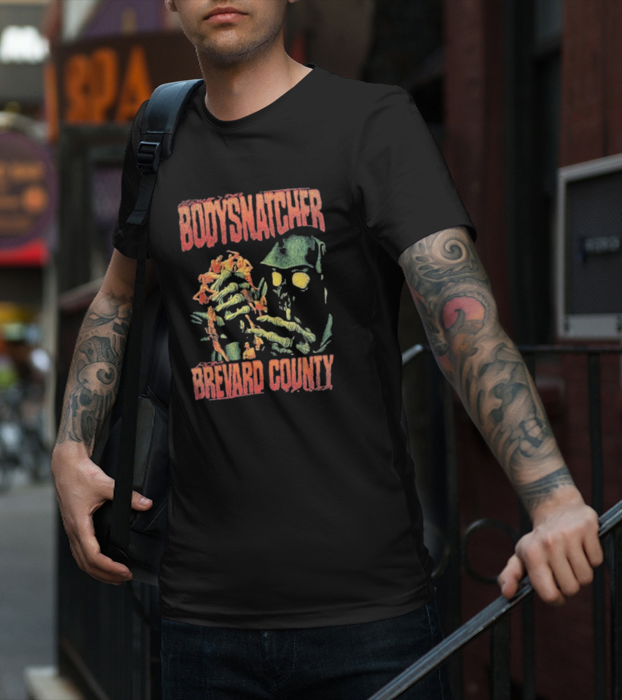 Bodysnatcher Brevard County Horror Monster Creature T-Shirt