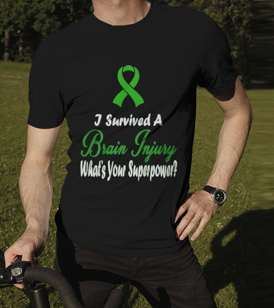 I Survived A Brain Injury What's Your Superpower? T-Shirt