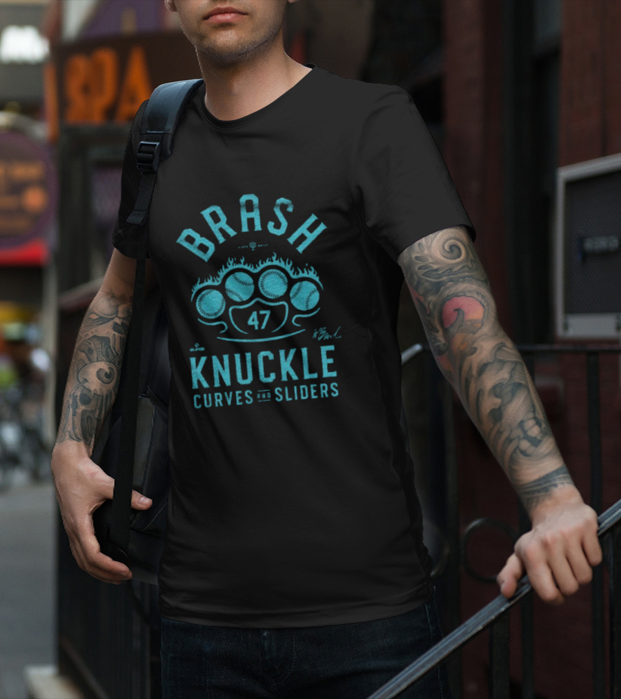 Brash Knuckle 47 Curves And Sliders T-Shirt