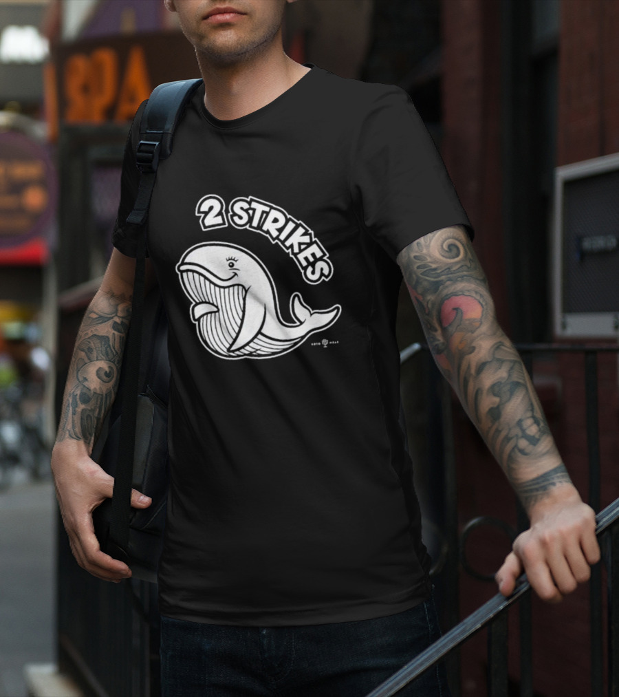 Bryan Hoch 2 Strikes Whale T-Shirt
