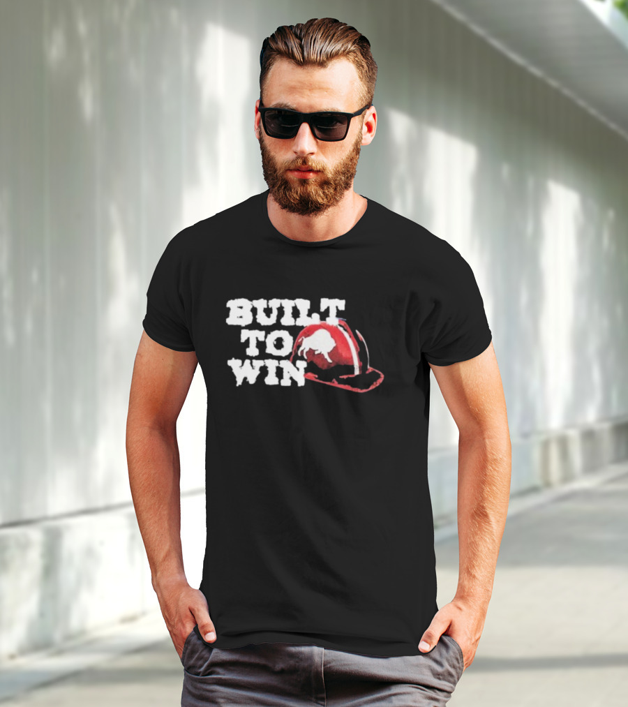 Buffalo Bills Built To Win Helmet Graphic T-Shirt