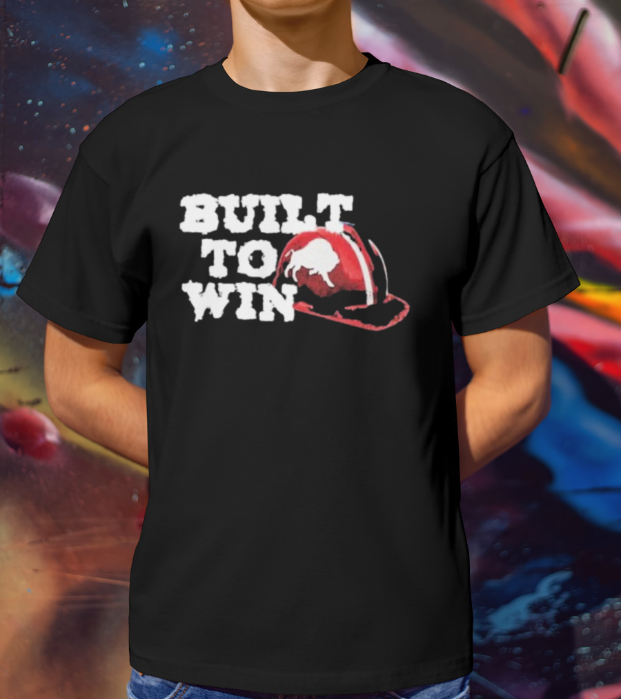 Buffalo Bills Built To Win Helmet Graphic T-Shirt