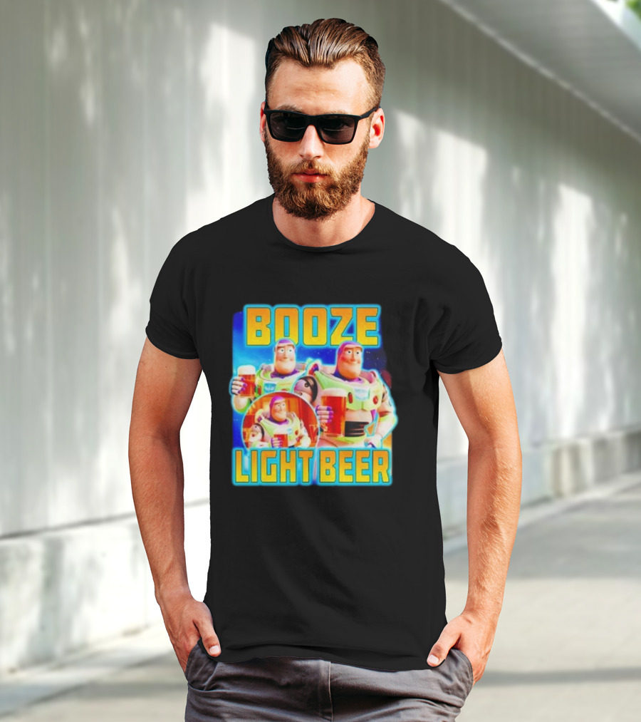 Buzz Lightyear Booze Light Beer Toy Story Parody T-Shirt