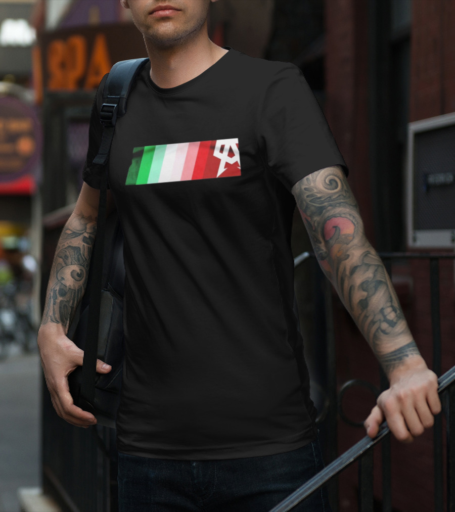 Canelo Alvarez Mexico Boxing Green White Red Symbol T-Shirt