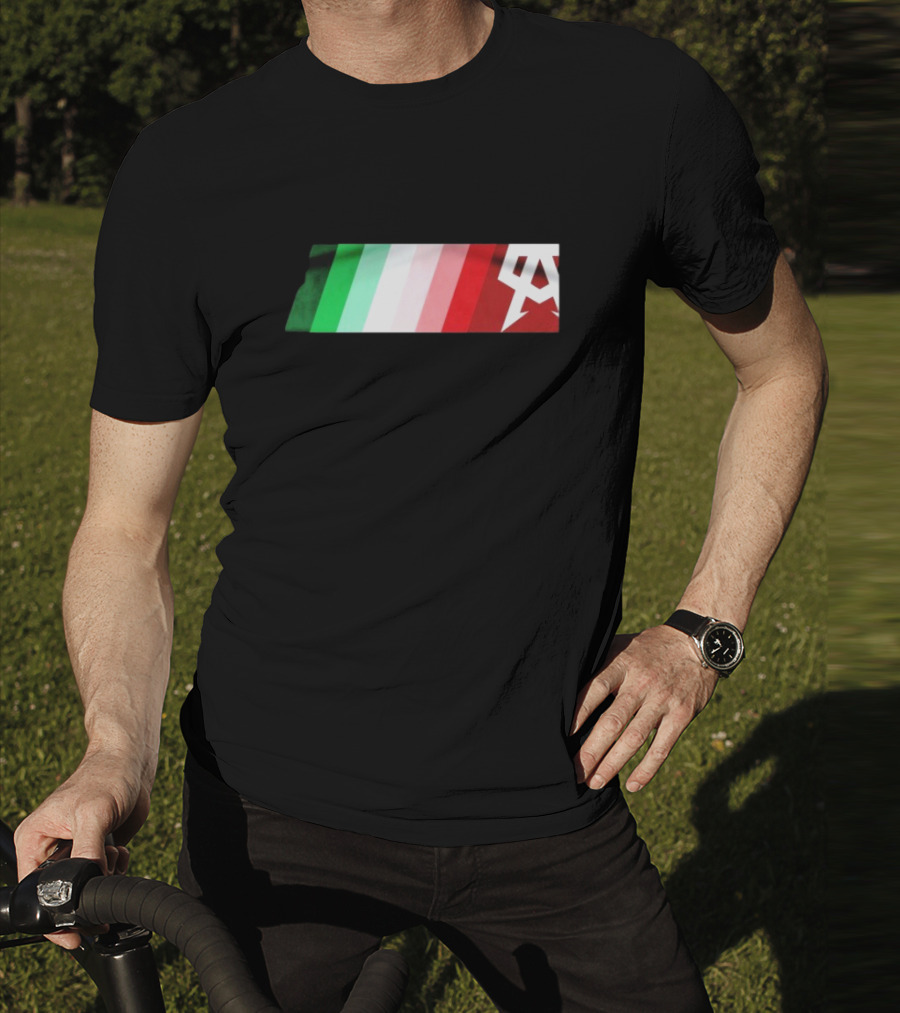 Canelo Alvarez Mexico Boxing Green White Red Symbol T-Shirt