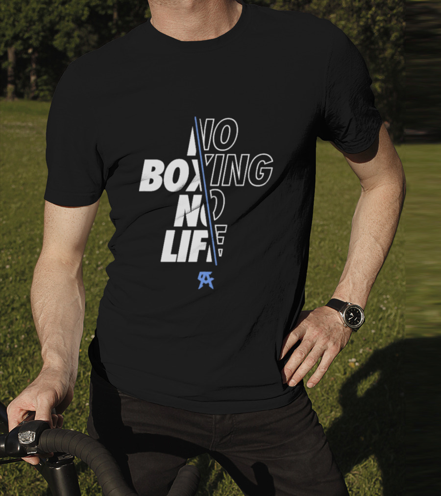 Canelo Alvarez No Boxing No Life Stylized Text With Icon T-Shirt