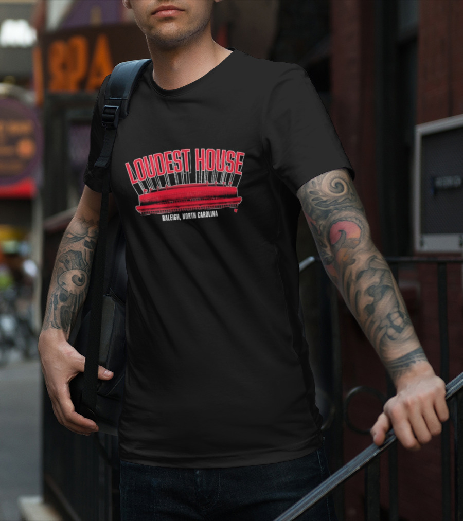 Loudest House Carolina Hurricanes Raleigh North Carolina T-Shirt