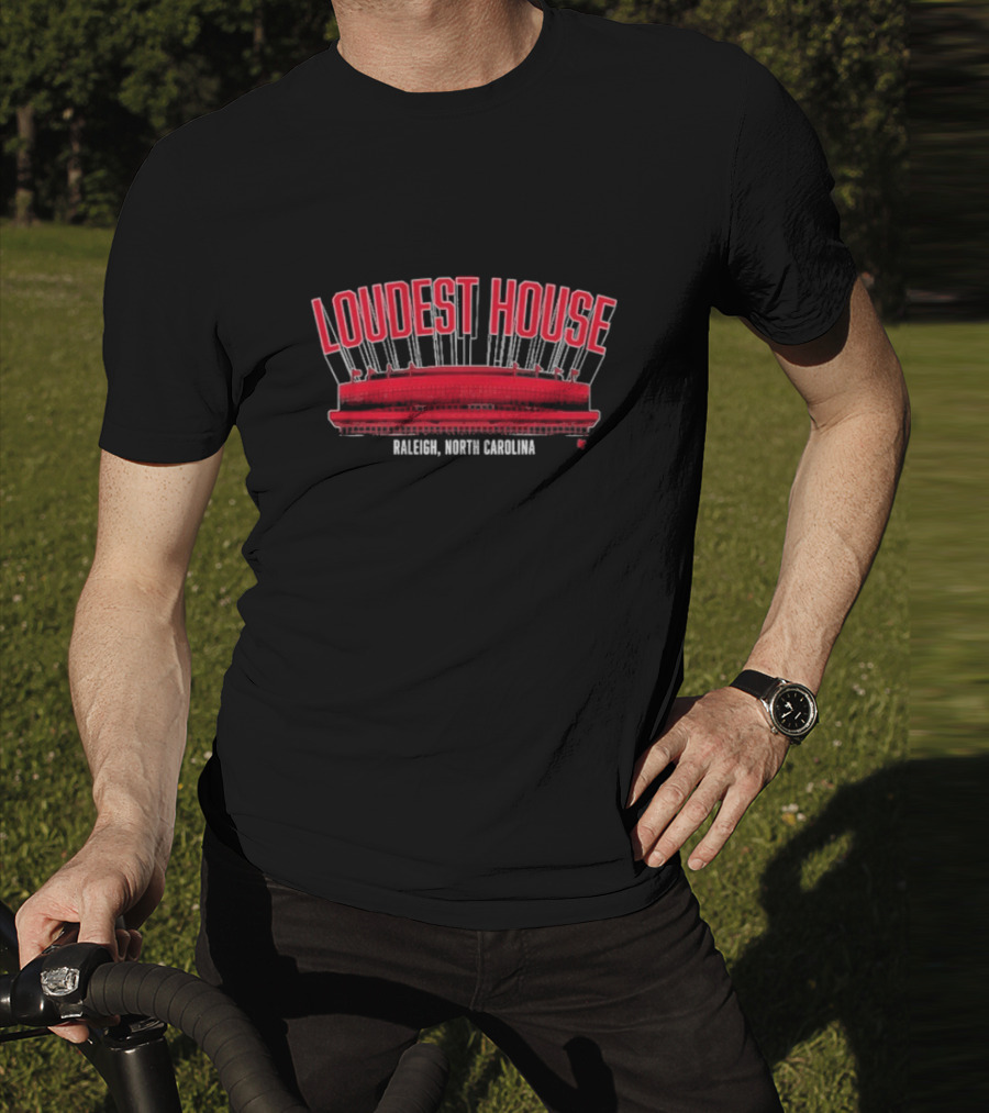 Loudest House Carolina Hurricanes Raleigh North Carolina T-Shirt