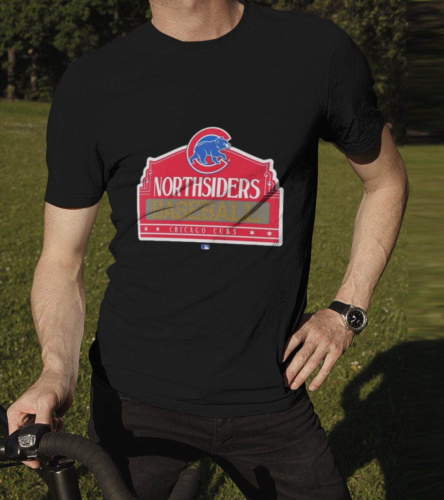 Northsiders Baseball Chicago Cubs Bear Emblem T-Shirt