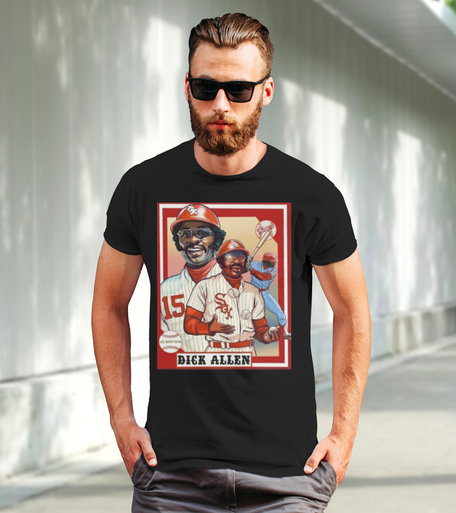 Dick Allen Chicago White Sox AL MVP 1972 Vintage Baseball Legend T-Shirt