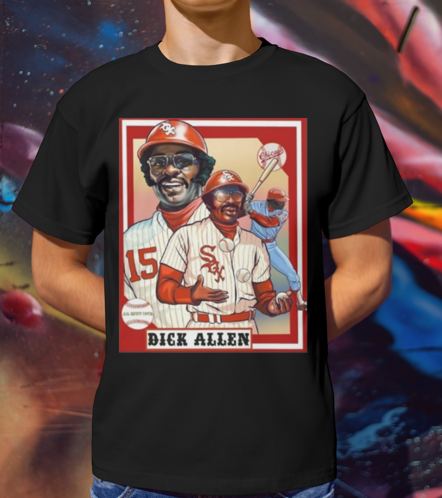Dick Allen Chicago White Sox AL MVP 1972 Vintage Baseball Legend T-Shirt