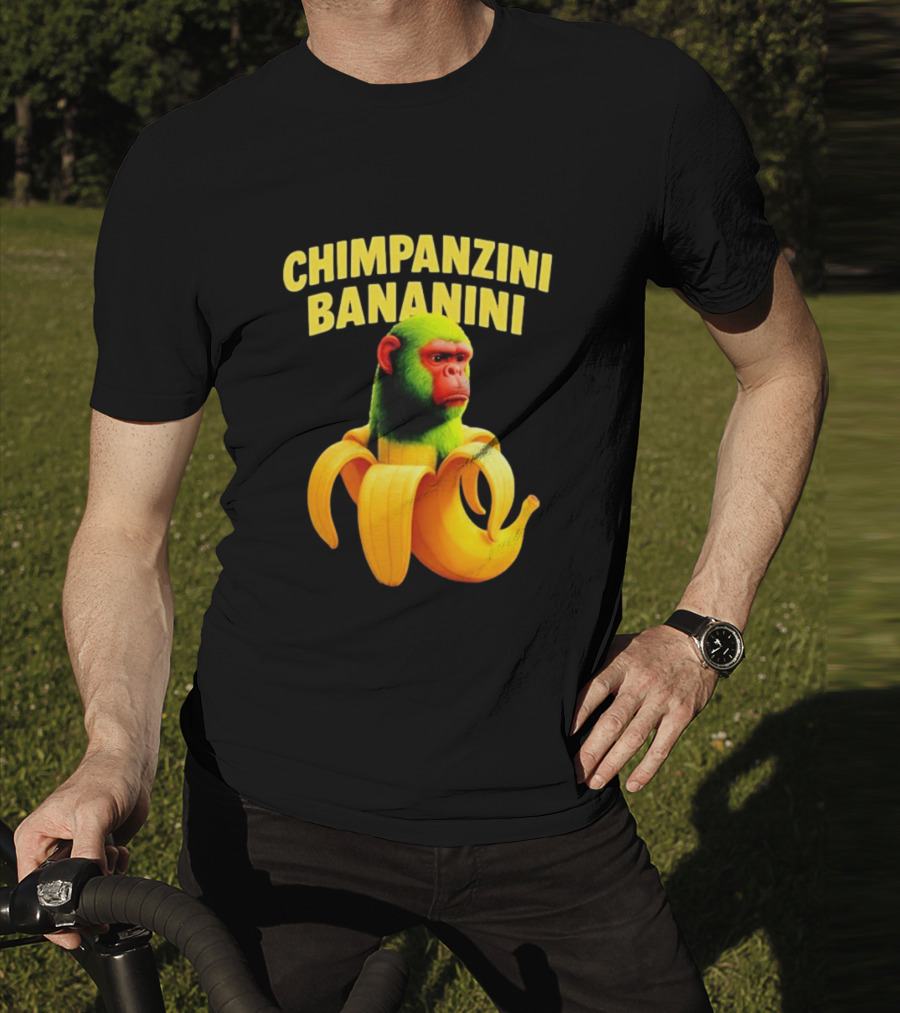 Chimpanzini Bananini Fun Italian Brandnot Style T-Shirt