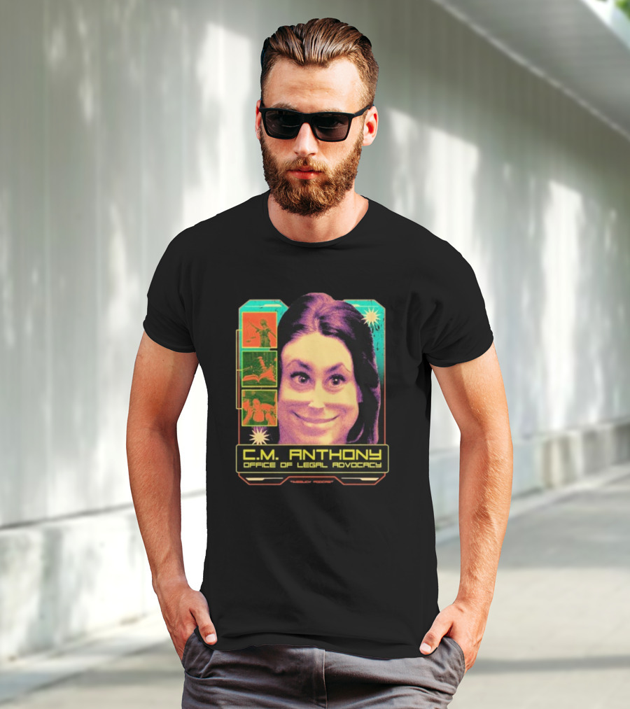 C.M. Anthony Office Of Legal Advocacy Retro Pop Art Style T-Shirt