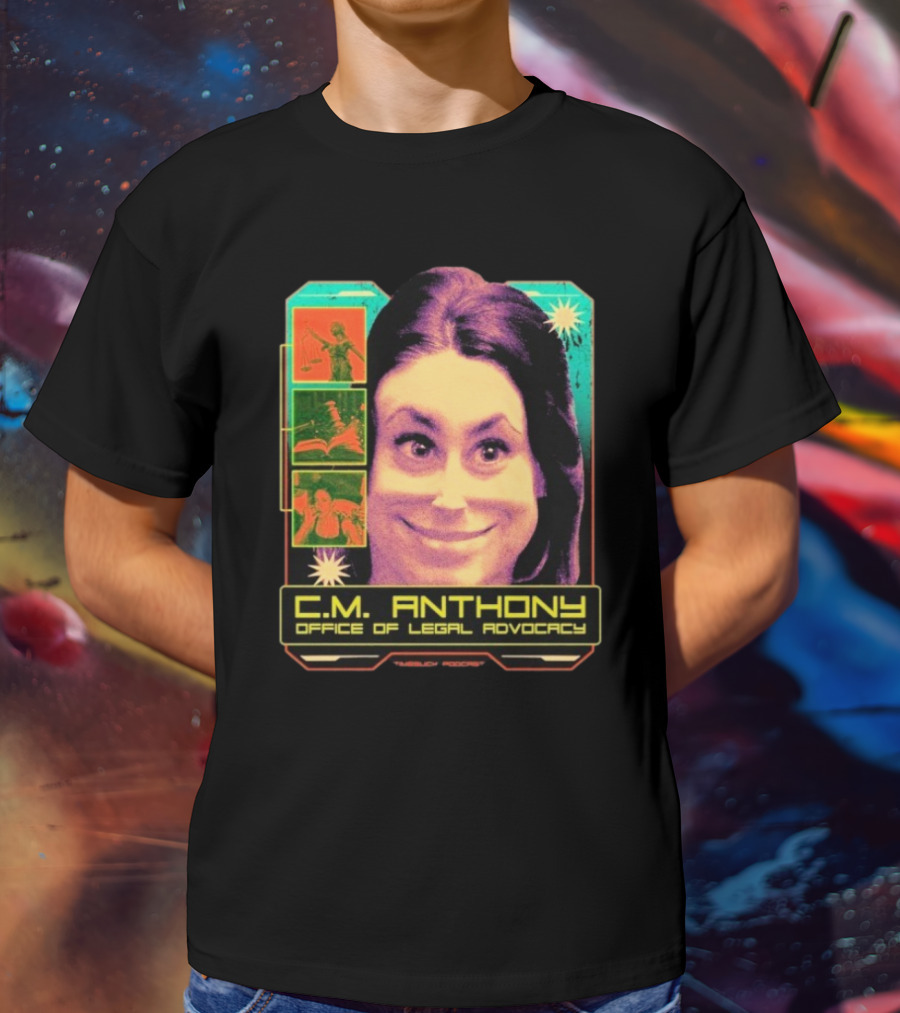 C.M. Anthony Office Of Legal Advocacy Retro Pop Art Style T-Shirt