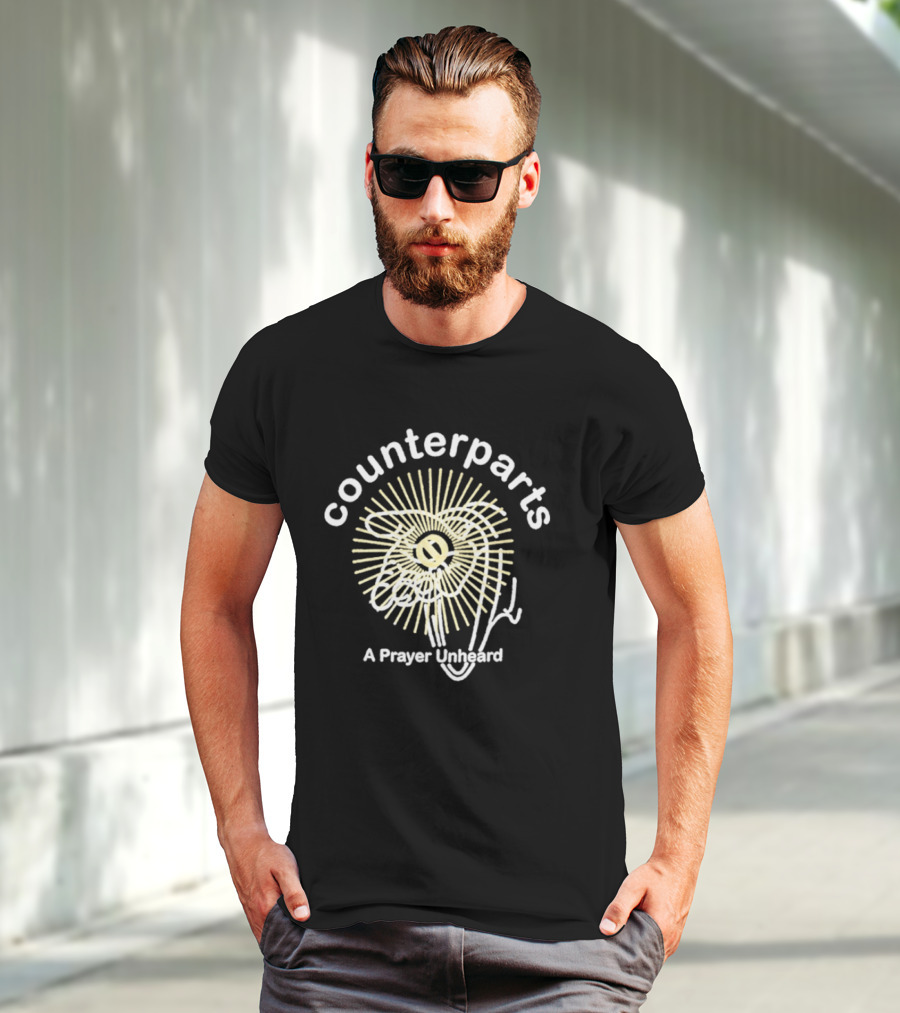 Counterparts A Prayer Unheard Radiant Hand Drawing T-Shirt