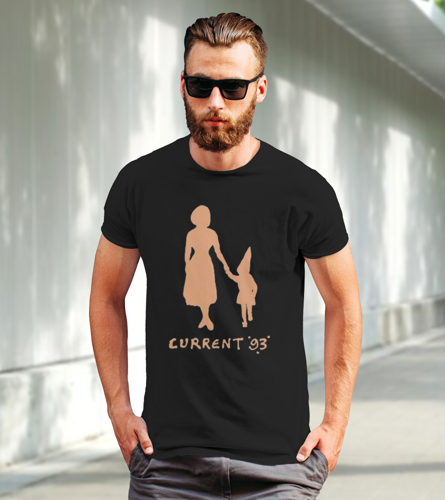 Current 93 Bella And Boy Holding Hands Silhouette T-Shirt