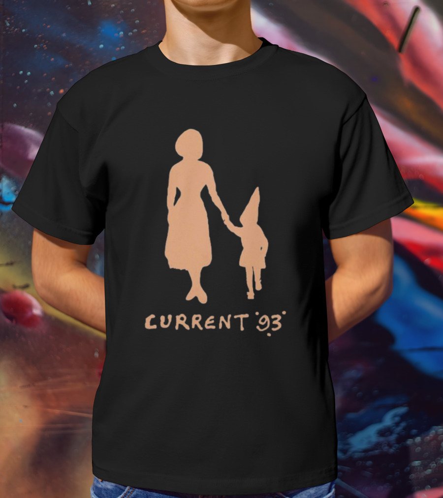 Current 93 Bella And Boy Holding Hands Silhouette T-Shirt
