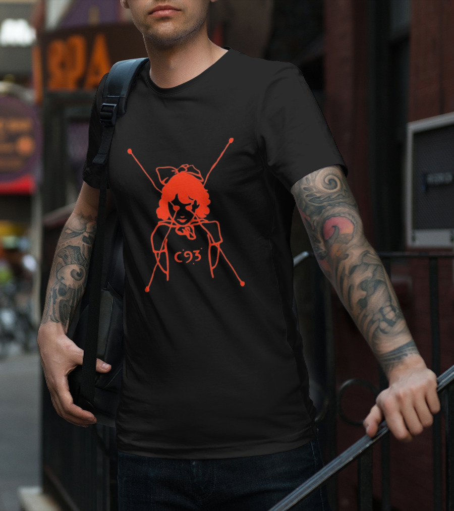 C93 Light Red Illustration T-Shirt