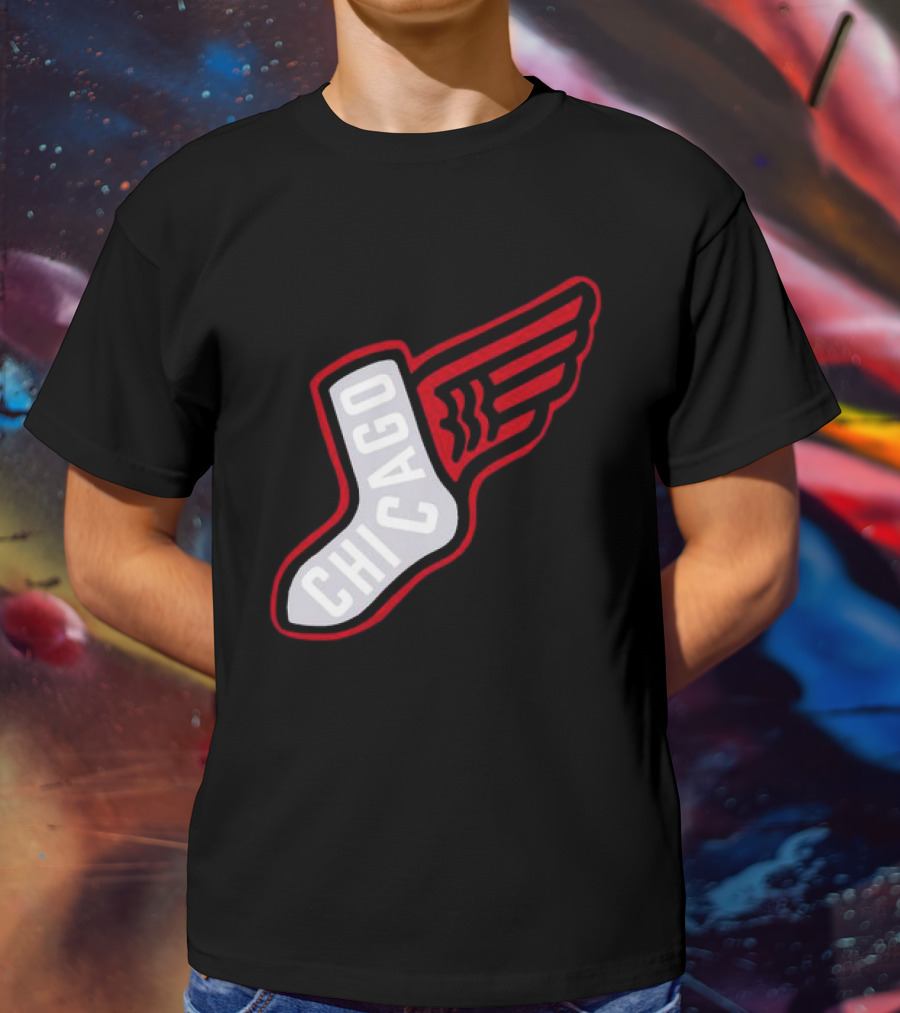 Chicago Winged Sock T-Shirt