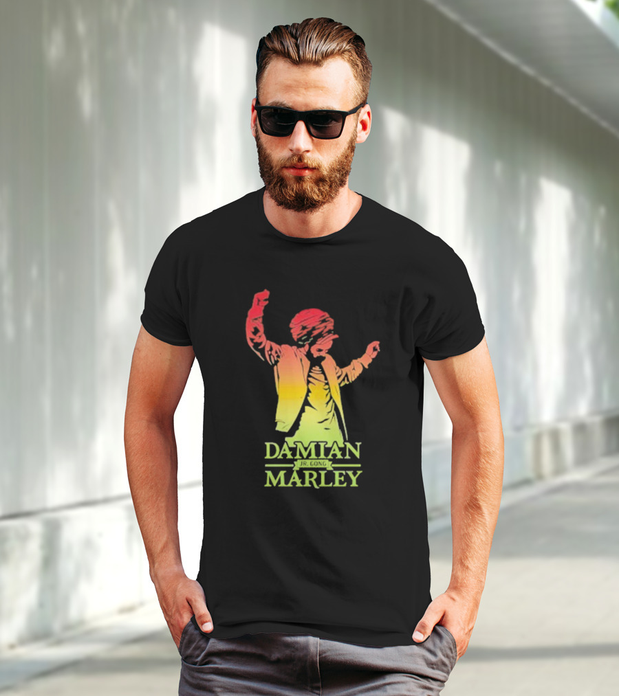 Damian Marley Reggae Colors Dancing T-Shirt