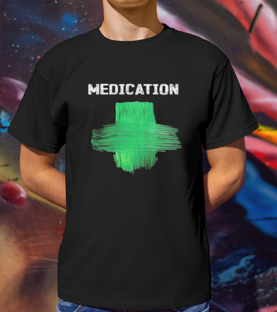 Damian Marley Medication Green Cross T-Shirt