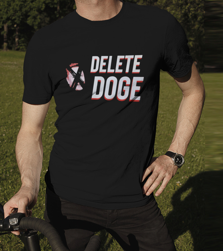 Delete Doge Anti Elon Musk Meme Crossover T-Shirt