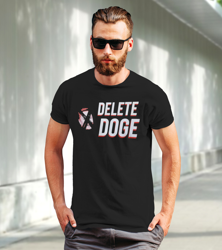 Delete Doge Anti Elon Musk Meme Crossover T-Shirt